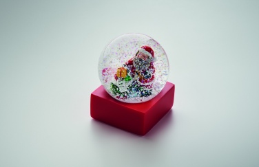 Logo trade business gift photo of: Snow ball glass ornament