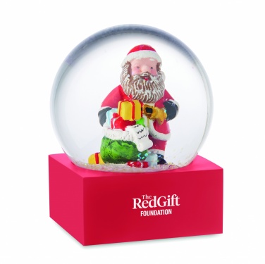 Logo trade corporate gifts image of: Snow ball glass ornament
