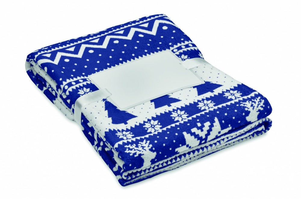 Logotrade promotional gift picture of: RPET fleece blanket 190 gr/m²