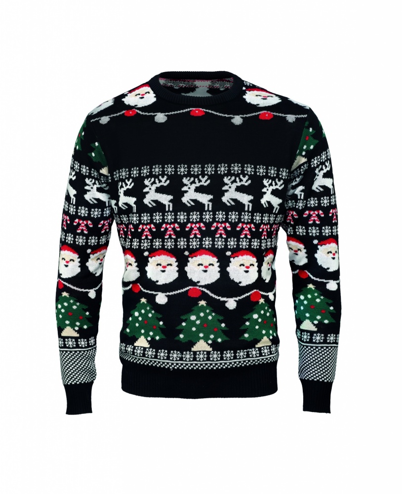 Logo trade promotional gifts image of: Christmas LED sweater S/M
