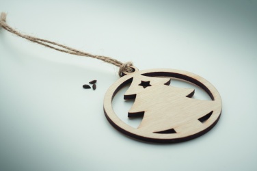 Logotrade promotional giveaway picture of: Wooden tree shape hanger