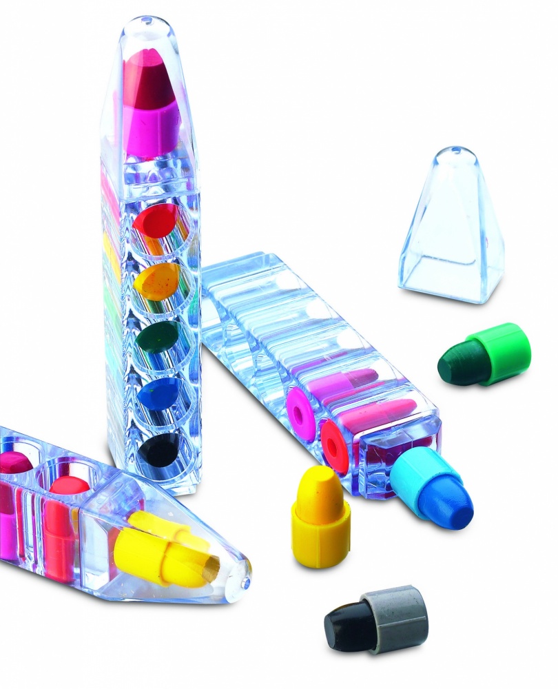 Logotrade promotional merchandise image of: Set of 6 wax crayons