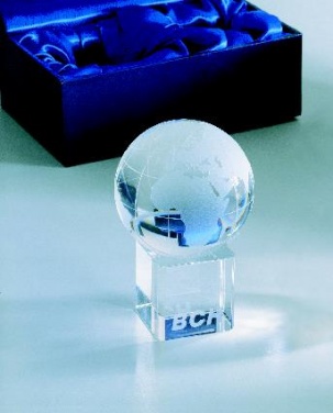 Logo trade corporate gifts image of: Mundi desk paper weight