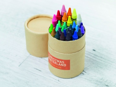 Logo trade promotional item photo of: 30 wax crayons