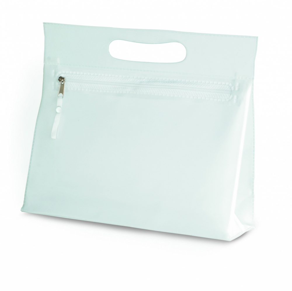Logo trade promotional gifts image of: Transparent cosmetic pouch