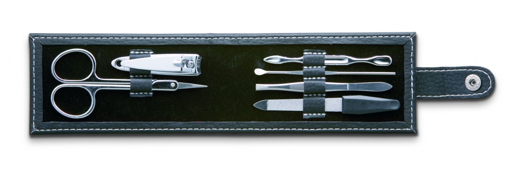 Logo trade promotional products picture of: 6-tool manicure set in pouch