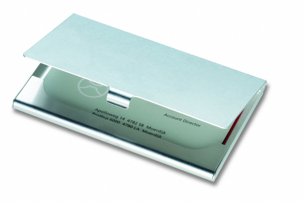 Logotrade promotional products photo of: Aluminium business card holder