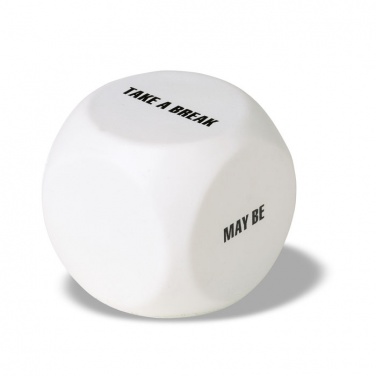 Logo trade promotional merchandise photo of: Anti-stress decision dice