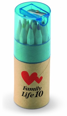 Logo trade promotional items picture of: 12 coloured pencils