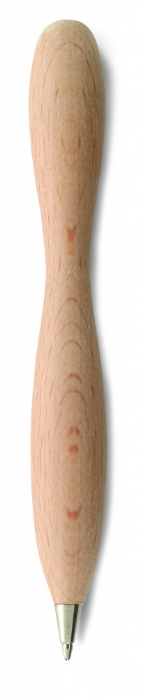 Logo trade promotional giveaways picture of: Wooden ball pen
