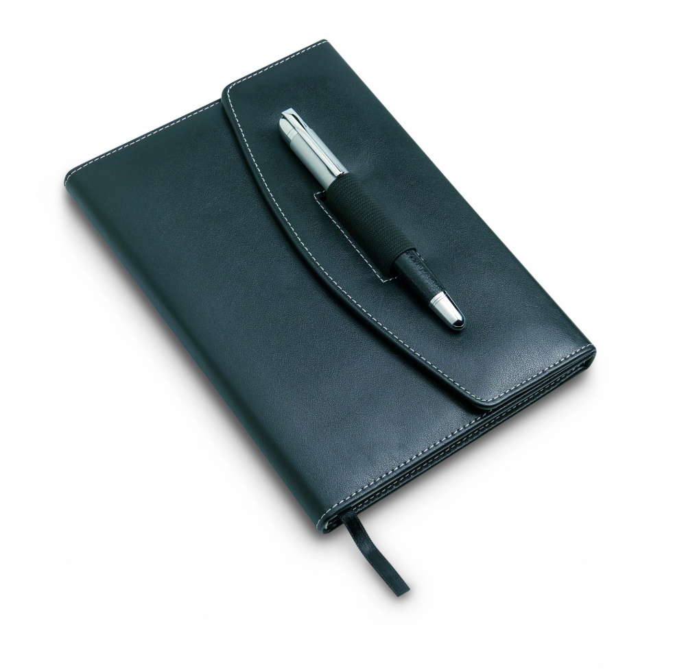 Logotrade promotional product picture of: A5 notebook portfolio with pen
