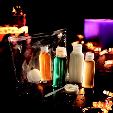 Logotrade promotional giveaways photo of: Travelling pouch with bottles