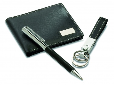 Logotrade promotional item image of: Ball pen key ring and wallet Lappeenranta