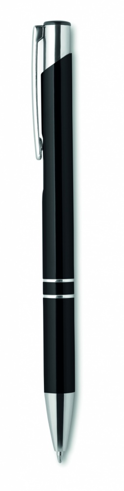 Logo trade promotional product photo of: Push button pen with black ink