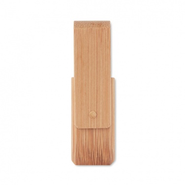 Logo trade promotional products image of: Bamboo USB    16GB