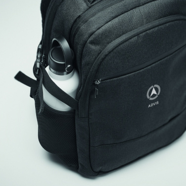 Logo trade business gift photo of: 600D RPET laptop backpack