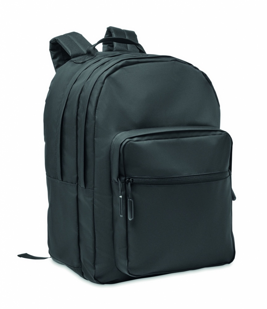 Logo trade promotional gifts image of: 300D RPET laptop backpack