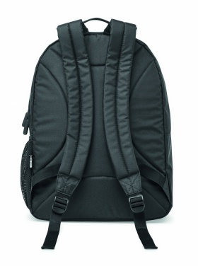 Logo trade promotional giveaways image of: 300D RPET laptop backpack