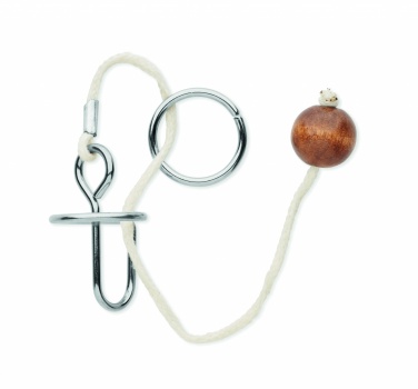 Logo trade advertising product photo of: Set of 2 metal brain teasers