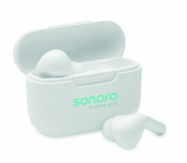 Logo trade business gifts image of: ABS TWS earbuds