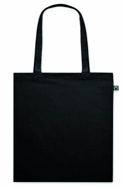 Logo trade promotional gifts image of: Fairtrade shopping bag140gr/m²