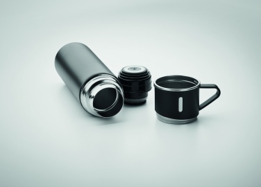 Logo trade promotional items image of: Double wall bottle and cup set