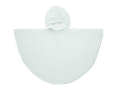 Logo trade promotional giveaway photo of: PEVA kid rain coat with hood