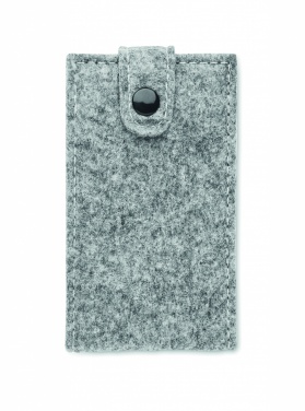 Logo trade promotional items image of: RPET felt 6 piece manicure set