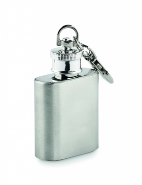 Logo trade promotional giveaways image of: Hipflask key ring Joensuu