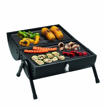 Logo trade promotional gift photo of: Portable barbecue with chimney