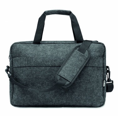 Logotrade promotional products photo of: 15 inch RPET felt laptop bag