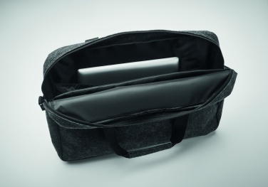 Logo trade promotional product photo of: 15 inch RPET felt laptop bag