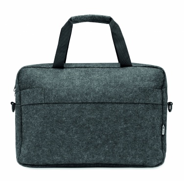 Logotrade promotional merchandise photo of: 15 inch RPET felt laptop bag