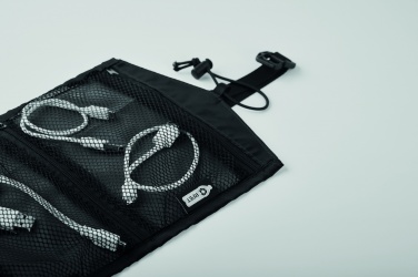 Logotrade promotional item image of: 210RPET travel cable organizer