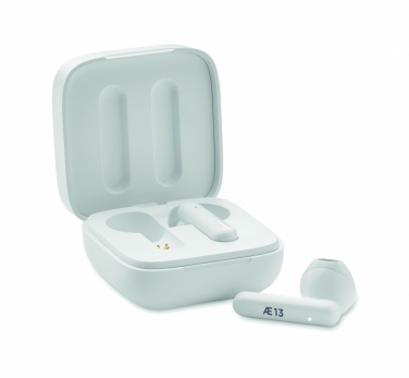 Logotrade promotional items photo of: TWS earbuds with solar charger