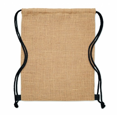 Logo trade advertising products image of: Jute drawstring bag