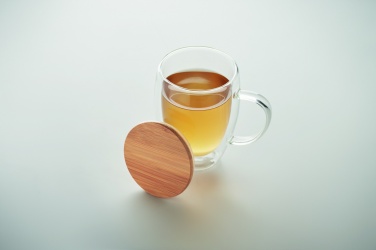 Logo trade promotional products image of: Double wall borosilicate mug