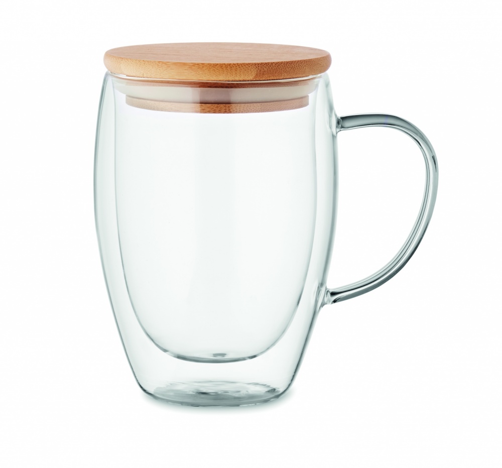 Logo trade promotional merchandise picture of: Double wall borosilicate mug