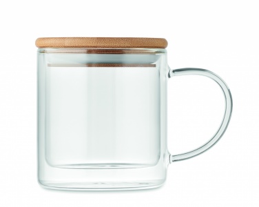 Logo trade promotional item photo of: Double wall borosilicate mug