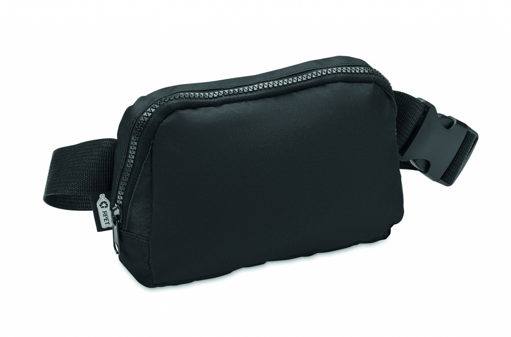 Logo trade promotional merchandise picture of: 300D RPET polyester waist bag