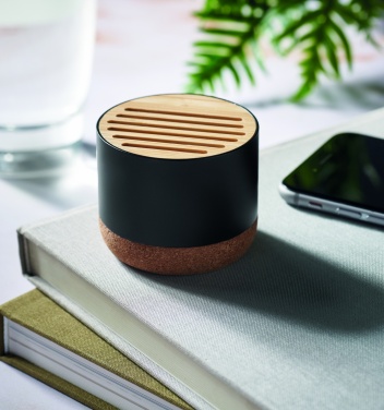 Logotrade corporate gifts photo of: Cork and aluminium speaker