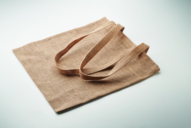 Logo trade promotional gifts picture of: Jute long handled shopping bag