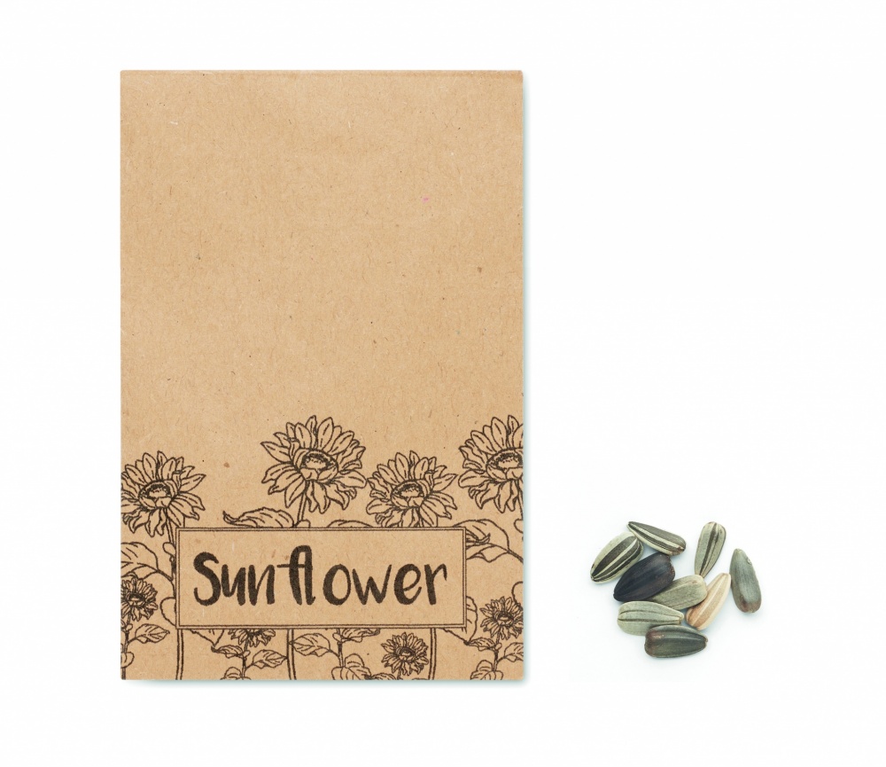 Logo trade promotional merchandise image of: Sunflower seeds in envelope