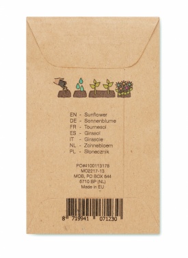 Logo trade promotional giveaways image of: Sunflower seeds in envelope