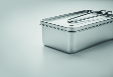 Logo trade promotional merchandise image of: Stainless steel lunch box