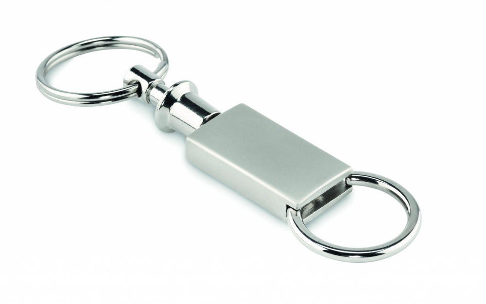 Logo trade promotional merchandise photo of: Pull apart split key ring Kajaani