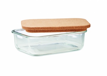 Logotrade advertising product image of: Glass lunch box with cork lid