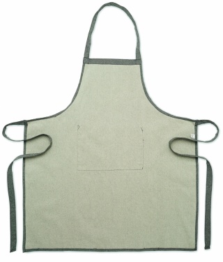 Logo trade promotional products image of: Recycled cotton Kitchen apron