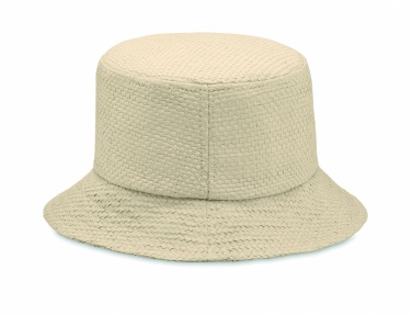Logo trade advertising products image of: 9aper straw bucket hat