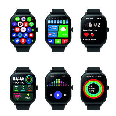 Logo trade promotional giveaways picture of: Smart wireless health watch